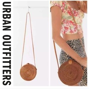 Urban Outfitters Rattan Crossbody Bag